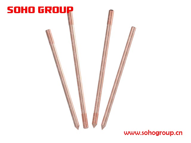 Solid Copper Earth Rods 