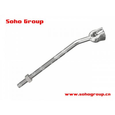 Angle anchor rods